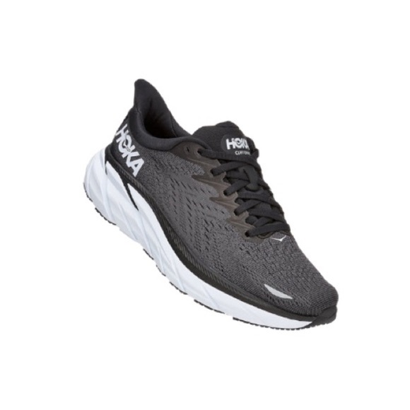 Hoka One One Shoes - Hoka One One Black/White Clifton 8 Sz. 6D​​​​​​​​​​​​